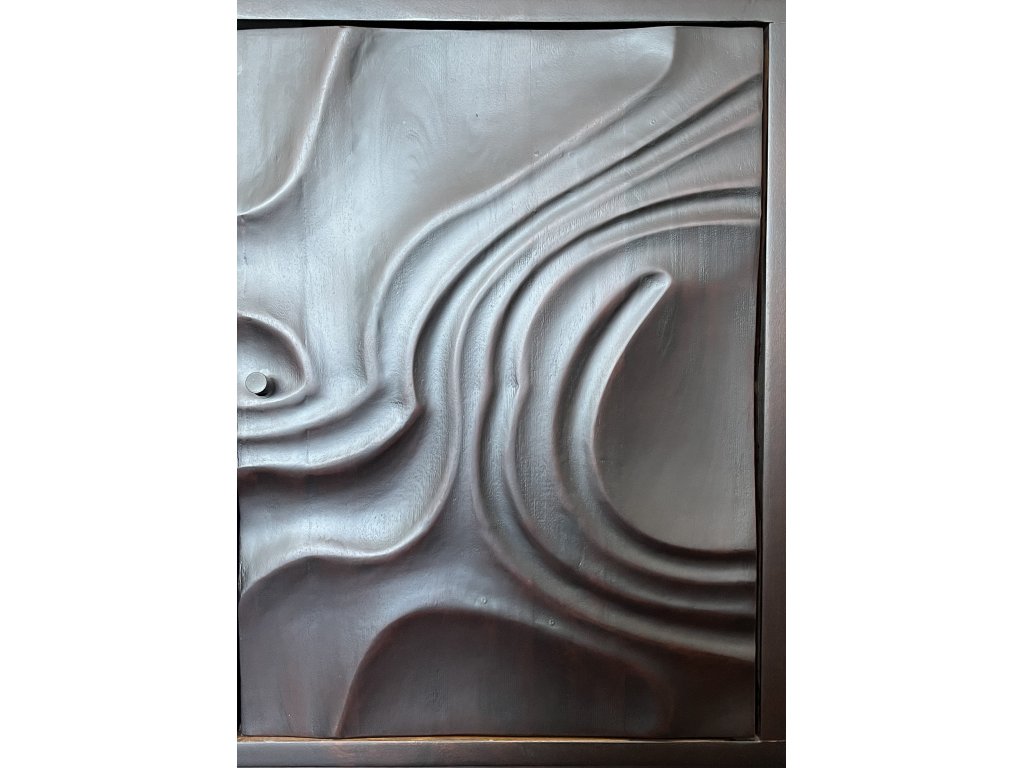 Carved 4 Door Sideboard - Alternative View
